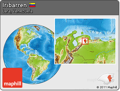 Physical Location Map of Iribarren, highlighted parent region