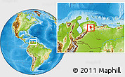 Physical Location Map of Iribarren, highlighted parent region