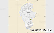 Classic Style Map of Iribarren, single color outside