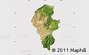 Satellite Map of Iribarren, cropped outside