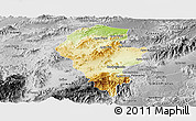 Physical Panoramic Map of Iribarren, desaturated