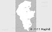 Gray Simple Map of Iribarren