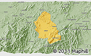 Savanna Style 3D Map of Jimenez