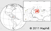 Blank Location Map of Torres, highlighted parent region