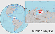 Gray Location Map of Torres, highlighted parent region