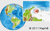 Physical Location Map of Torres, highlighted country, highlighted parent region