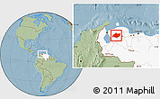 Savanna Style Location Map of Torres, highlighted country, hill shading
