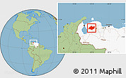 Savanna Style Location Map of Torres, highlighted country