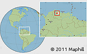 Savanna Style Location Map of Torres, highlighted parent region, within the entire country