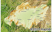 Physical Map of Torres, satellite outside
