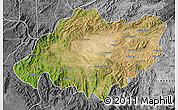 Satellite Map of Torres, desaturated
