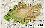 Satellite Map of Torres, shaded relief outside