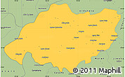 Savanna Style Simple Map of Torres