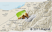 Physical 3D Map of Caracciolo Parra Olmedo, shaded relief outside