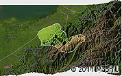 Satellite 3D Map of Caracciolo Parra Olmedo, darken