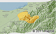 Savanna Style 3D Map of Caracciolo Parra Olmedo