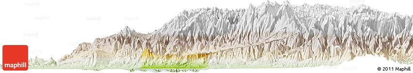 Physical Horizon Map of Caracciolo Parra Olmedo, lighten