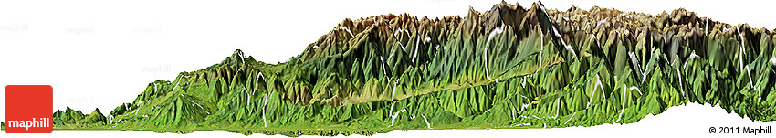 Satellite Horizon Map of Caracciolo Parra Olmedo