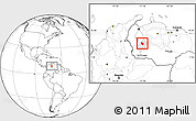 Blank Location Map of Caracciolo Parra Olmedo, highlighted parent region