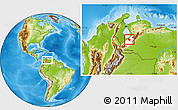 Physical Location Map of Caracciolo Parra Olmedo, highlighted parent region