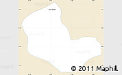 Classic Style Simple Map of Caracciolo Parra Olmedo, single color outside