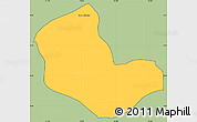 Savanna Style Simple Map of Caracciolo Parra Olmedo, cropped outside