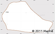 Classic Style Simple Map of El Hatillo, cropped outside