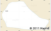 Classic Style Simple Map of El Hatillo, single color outside