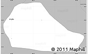 Gray Simple Map of El Hatillo