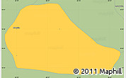Savanna Style Simple Map of El Hatillo
