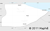 Silver Style Simple Map of Pedro Gual