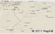 Shaded Relief 3D Map of Ezequiel Zamora