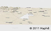 Classic Style Panoramic Map of Ezequiel Zamora
