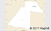 Classic Style Simple Map of Ezequiel Zamora