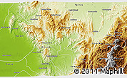 Physical 3D Map of Candelaria