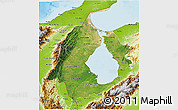 Satellite 3D Map of Zulia, physical outside