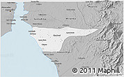 Gray 3D Map of Cabimas