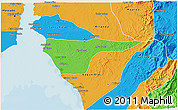 Political 3D Map of Cabimas
