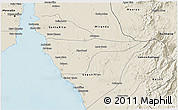 Shaded Relief 3D Map of Cabimas