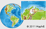 Physical Location Map of Cabimas, highlighted parent region