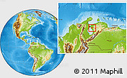 Physical Location Map of Cabimas