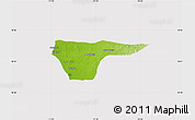 Physical Map of Cabimas, cropped outside