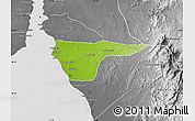 Physical Map of Cabimas, desaturated