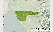Satellite Map of Cabimas, lighten
