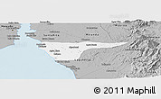 Gray Panoramic Map of Cabimas