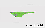Political Panoramic Map of Cabimas, cropped outside