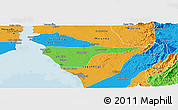 Political Panoramic Map of Cabimas