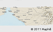 Shaded Relief Panoramic Map of Cabimas