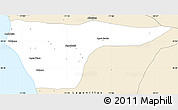 Classic Style Simple Map of Cabimas