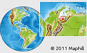 Physical Location Map of Colon, highlighted parent region